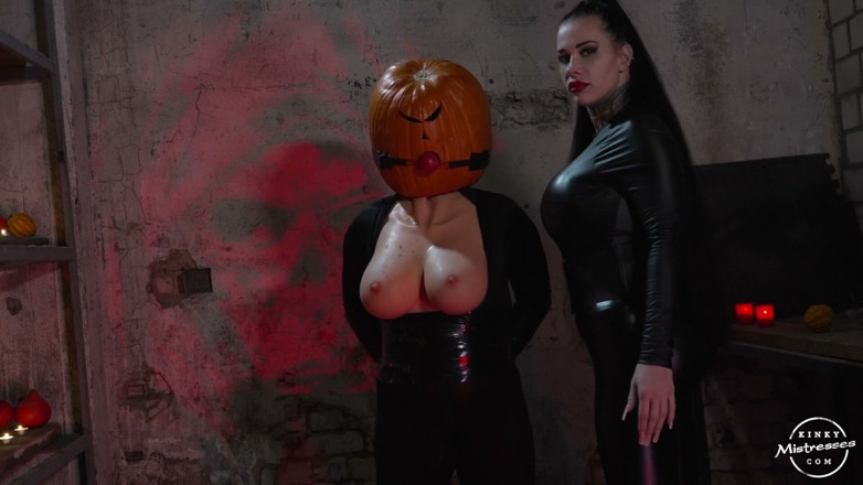 Kinky Mistresses: Halloween Spanking