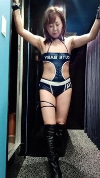 Japanese Mature Woman Wearing a New Costume
