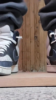 Kasut Nike di kaki saya
