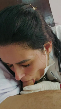 Student Is Seen by the University Nurse.
