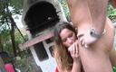 German amateur couples: Real Amateur German Babe Got Her Pussy Licked Outdoor