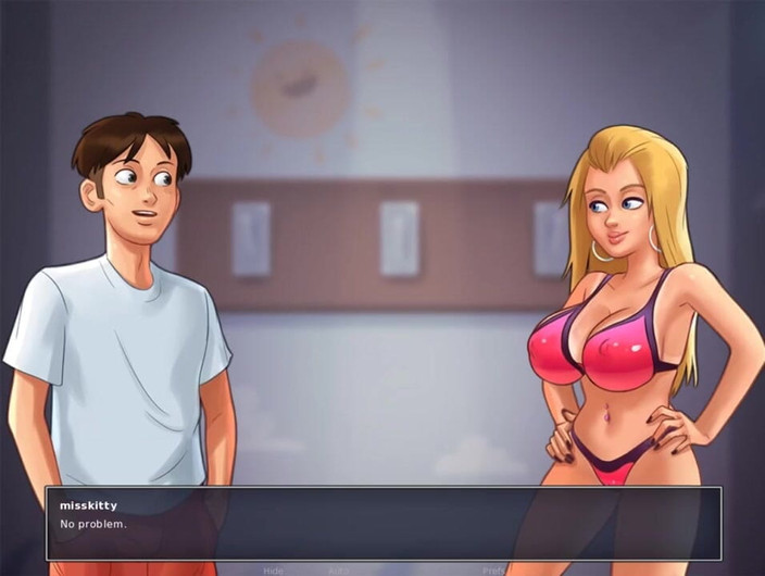 Miss Kitty 2K: Summertime saga - cookie jar - nur alle sexszenen - roxxy # 4 teil 18