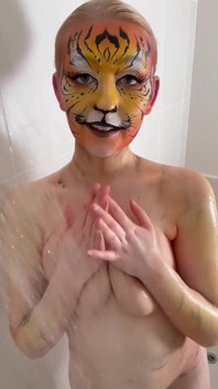 Tiger Bodypaint 淋浴单人玩耍