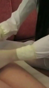 ยางยืดกับมือฉัน