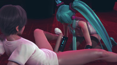 Waifu club 3D: Miku robi loda gościowi