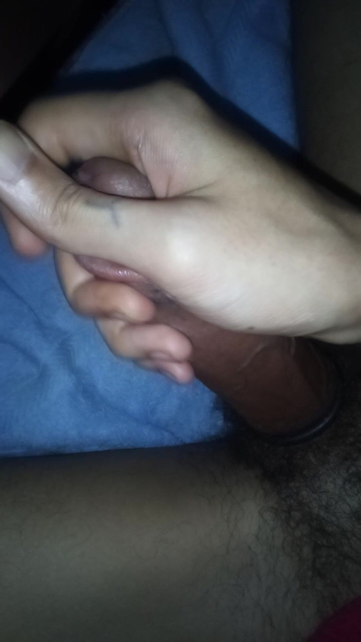 KingSpade: Horny Guy Jacks off Rock Hard Dick