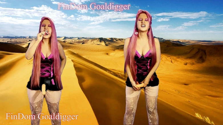 FinDom Goaldigger: Strap-on JOI
