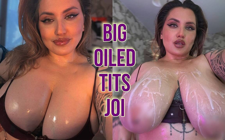 Stroke Exactly How I Say - Big Oiled Tits JOI (Swag Panda)