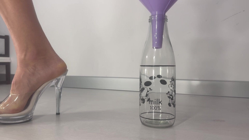 Peeing in a Bottle Through a Funnel (Aunt Anna)