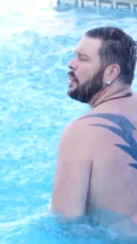 BEARFILMS - Solo outdoor masturbation with bear Adam Jones