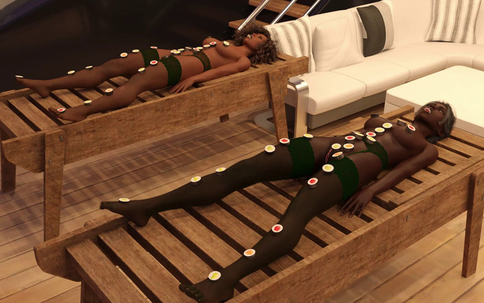 3D cartoon porn: My Dorm 196 - Yacht Party &amp; Private Room with Kim