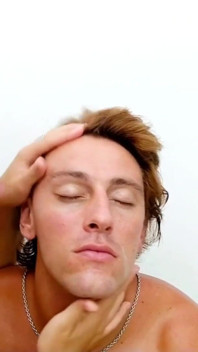 Femdom lickinghis face