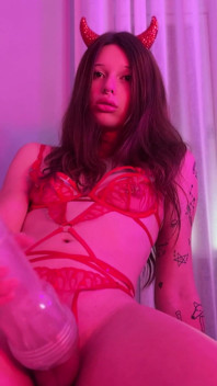 Trans Girl Devil Fucks You for Her Own Pleasure