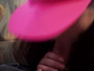 Caralia Deluxe: Blowjob with pink baseball cap POV