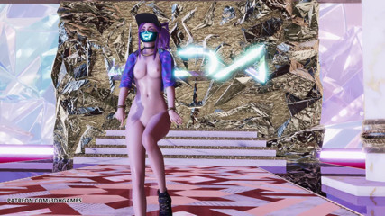 3D-Hentai Games: [MMD] Aespa - Savage Akali เต้นเปลือยป๊อปเกาหลีเซ็กซี่ League of Legends KDA