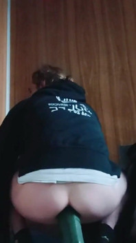 Boy in a Paper Factory and Opens His Ass