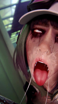 ASMR Extrême hardcore, une pipe juteuse jouit dans sa bouche. Stayed.coom