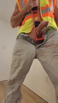 A Big Cock Handyman Cumshot