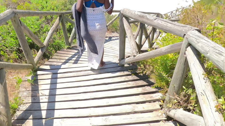 Black Swan: Seks di pantai- hampir kepergok di pantai yang sepi