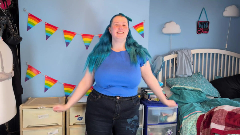 Alice_Mayflower_Scottish: Födelsedag Sling Bikinis Unboxing - Solo Girl