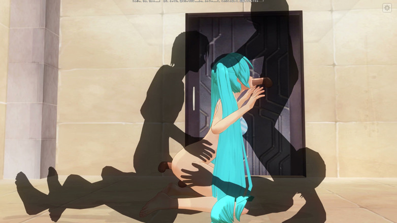 H3DC: 3d hentai Miku, triple penetración