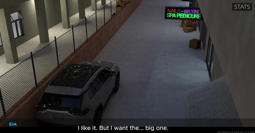 Porn game 4 u: Sexo arriscado no carro com tesão esposa vs motorista assustado (narração...