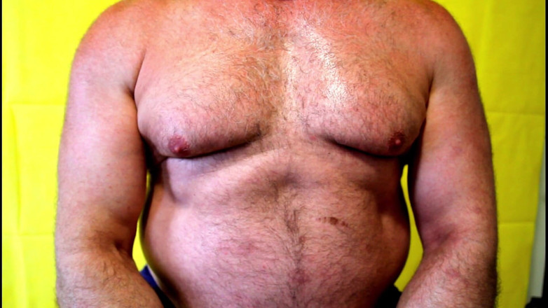 Gaybear1966: Perut besar beruang gay ayah tiri hunk beruang otot melantun...