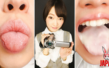 Japan Fetish Fusion: Ameri, tu veux montrer ta langue et poser mon éjaculation ? Par...