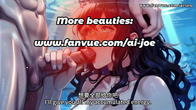 AI-JOE: Wanita cantik berkacamata membantuku. episode-3. Ai-generated