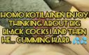 Homo Kotilainen: Homo Kotilainen наслаждается огромным гей-оргазмом.