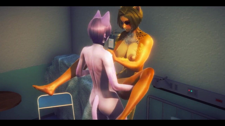 HentaiTubes: Tüylü hentai - kedi mew ve gepard sapık seks - Japon Asyalı...
