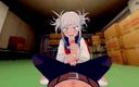 Hentai Smash: Himiko Toga sikiliyor ve bakış açısıyla dölle dolduruluyor - kahraman akademim...