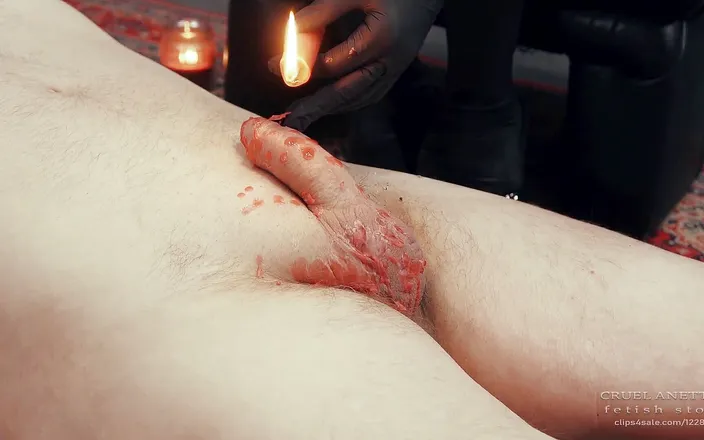 Cruel Anettes fetish world: Hot wax and high heels
