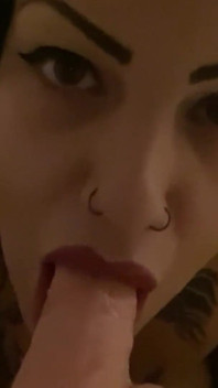 POV Sex oralny w wannie