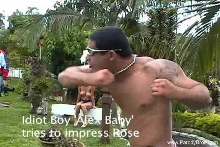 Parody Bros: Busty asian milf gets fucked by swimming pool
