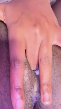 Alliyah Alecia Creamy Black Pussy (solo Fingering)(solo Twerk)(solo Masturbation)