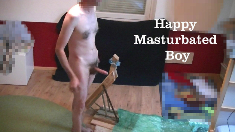 Mark Hannes: Штучна пізда, мастурбація стоячи