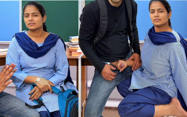 Sexy Komal: Yüz ile komal sikiş