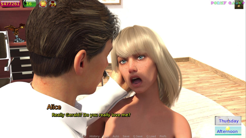 Porny Games: Alice im Wunderland von Slow games - Ehefrau mit einigen Hobos...