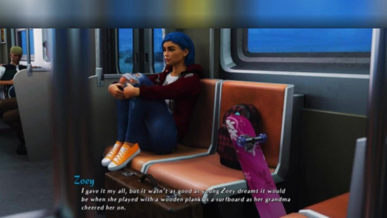 3DXXXTEEN2 Cartoon: Plus de miss surfeuse. Dessin animé porno en 3D, sexe
