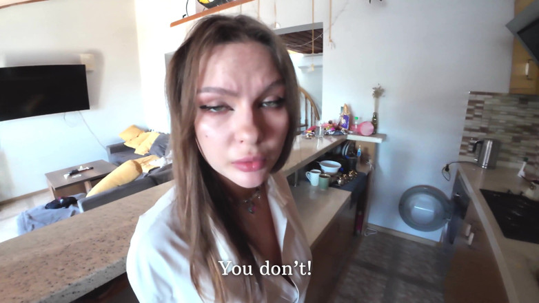 Alexa Poshspicy: POV: the Stepsister Asked Me Not to Inside, but I...