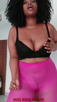 Your Dick Can't Resist Growth Under Your Pants When You See My Curves Stuck to This Pink Leggings