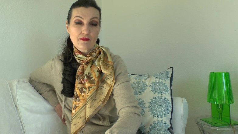 Lady Victoria Valente: シルクのスカーフを身に着けて、私の前で自慰をしてください、レディ・ヴィクトリア・ヴァレンテ