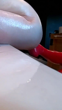 Futai extrem cu picioarele în latex