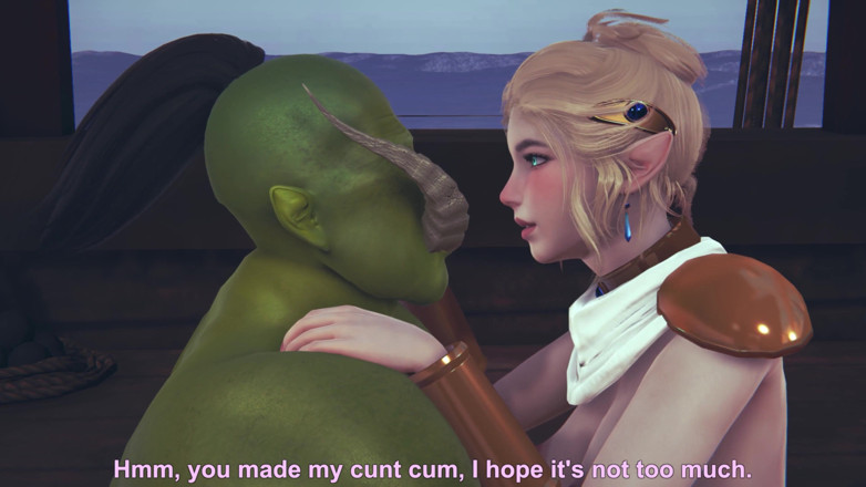 Waifu club 3D: Cute elf rides a big dick