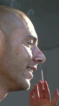On a hot summer day, a pretty, very uninhibited and eager brunette girl has sex with Marco Nero on a construction site