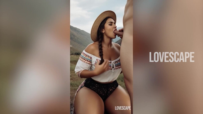 Lovescape: Cewek nakal dengan pantat bahenol ini dientot habis-habisan sama kontol...