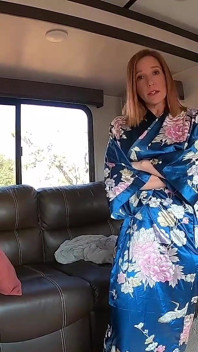 Stepson Soothes Nudist Stepmoms Sunburn - Jane Cane, Shiny Cock Films