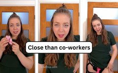 ElleEros: Co-worker Pegs You at the Office POV