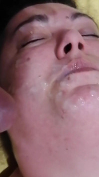 Výstřik na můj obličej. Chupita84